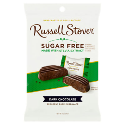 Russell Stover Sugar Free Dark Chocolate, 3 oz - Fairway
