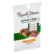 Russell Stover Sugar Free Caramel, Chocolate Candy, 3 Ounce