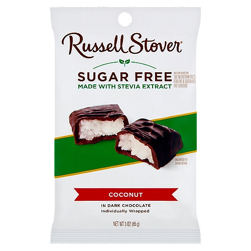 Russell Stover Sugar Free Coconut in Dark Chocolate Candy, 3 oz