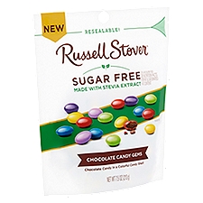 Russell Stover Chocolate Candy Gems Sugar Free, 7.5 Ounce