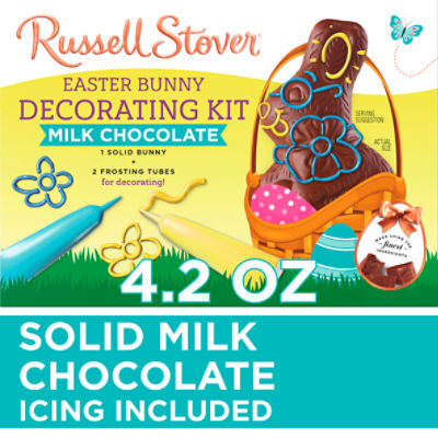 Russell Stover Milk Chocolate Easter Bunny Decorating Kit, 4.2 oz