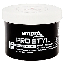 Ampro Pro Styl Regular Hold, Protein Styling Gel, 10 Ounce