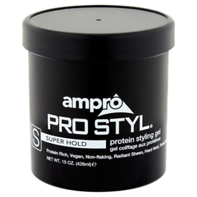 Ampro Pro Styl Super Hold Protein Styling Gel, 15 oz