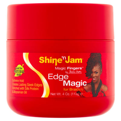 Shine 'n Jam Magic Fingers Edge Magic for Braiders, 4 oz