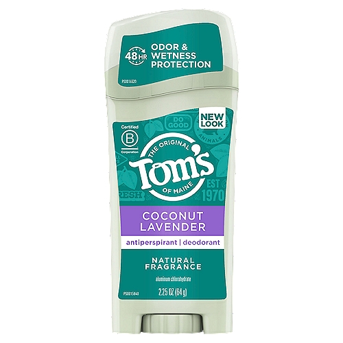 Tom's of Maine Natural Antiperspirant Deodorant for Women, Coconut Lavender, 2.25 oz.