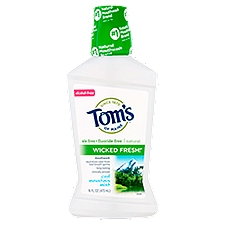 Tom's of Maine Wicked Fresh! Mouthwash, Cool Mountain Mint, 16 Fluid ounce
