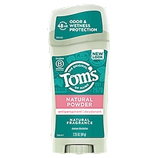 Tom's of Maine Natural Powder Antiperspirant, Deodorant, 2.25 Ounce