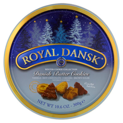 Royal Dansk Winter Cookie Collection Danish Butter Cookies Limited Edition, 10.6 oz
