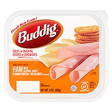Buddig Ham with Natural Juices, 9 oz
