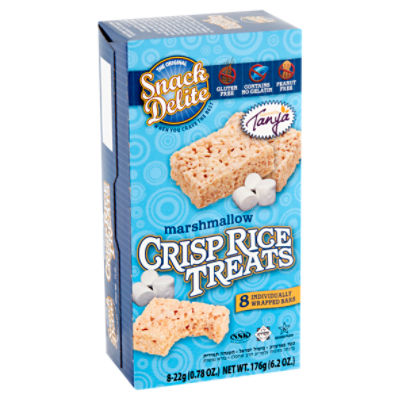 Snack Delite Marshmallow Crisp Rice Treats, 0.78 oz, 8 count