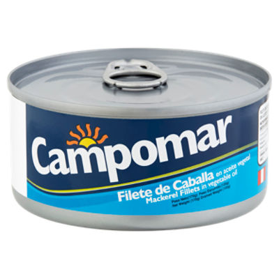 Campomar Mackerel Fillets in Vegetable Oil, 170 g