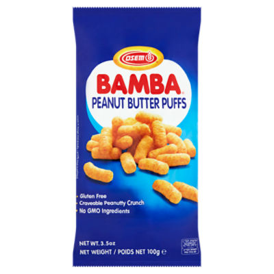 Osem Bamba Peanut Butter Puffs, 3.5 oz