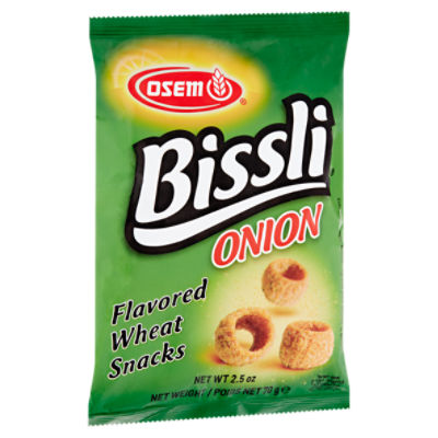 Osem Bissli Onion Flavored Wheat Snacks, 2.5 oz