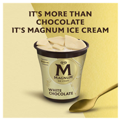 Riskant Manoeuvreren Proficiat Magnum White Chocolate Ice Cream, 14.8 fl oz