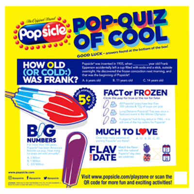 Ice Pops in Original Flavors - 80 ct/ 1 oz.