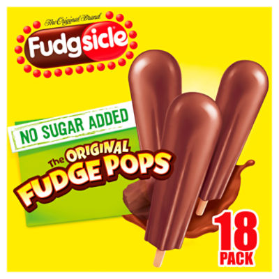 Fudgsicle The Original Fudge Pops No Sugar Added Frozen Dairy Dessert ...