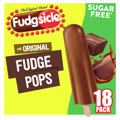 Fudgsicle The Original Fudge Pops No Sugar Added Frozen Dairy Dessert ...