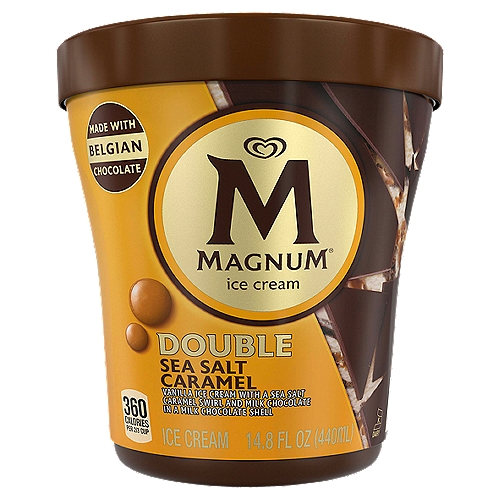 Magnum Ice Cream Tub Double Sea Salt Caramel 14.8 oz