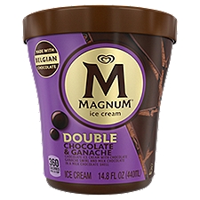 Magnum Double Chocolate & Ganache, Ice Cream, 14.8 Ounce
