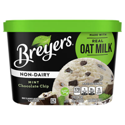 Breyers Non Dairy Frozen Dessert Mint Chocolate Chip 1.5 QT, 1.5 Quart