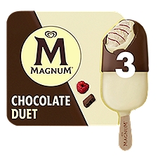 Magnum Ice Cream Bars Chocolate Duet 8.62 oz, 3 Count, 8.62 Fluid ounce