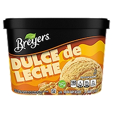 Breyers Dulce de Leche with Caramel Swirls, Frozen Dairy Dessert, 48 Fluid ounce