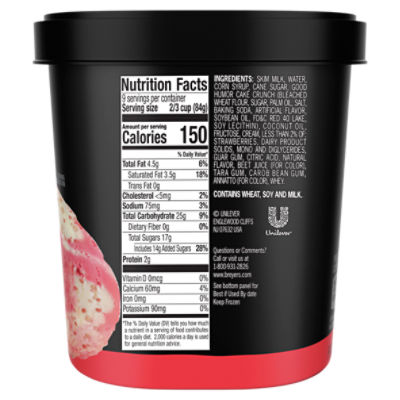 Breyers Good Humor Strawberry Shortcake Frozen Dairy Dessert, 1.5 quart