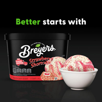 Breyers Good Humor Strawberry Shortcake Frozen Dairy Dessert, 1.5 quart