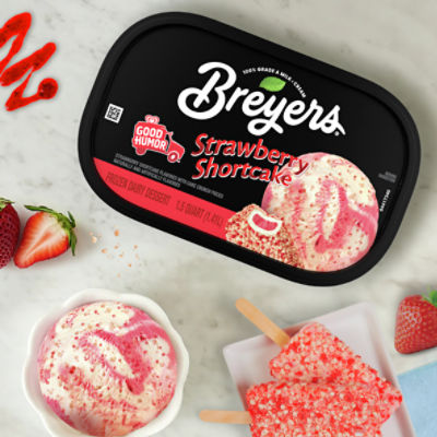 Breyers Good Humor Strawberry Shortcake Frozen Dairy Dessert, 1.5 quart