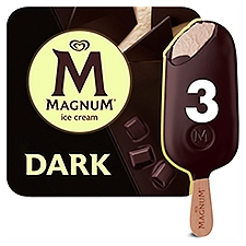 Magnum Dark Chocolate Ice Cream Bars, 3 count, 9.12 fl oz, 3 Each