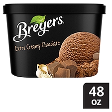 Breyers Frozen Dairy Dessert Extra Creamy Chocolate 48 oz, 48 Fluid ounce