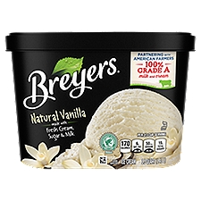 Breyers Classics Natural Vanilla, Ice Cream, 48 Ounce