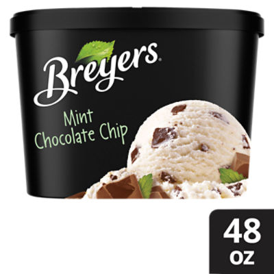 Breyers Ice Cream Mint Chocolate Chip 48 oz, 48 Fluid ounce