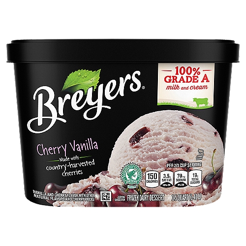 Breyers Frozen Dairy Dessert Cherry Vanilla 48 oz