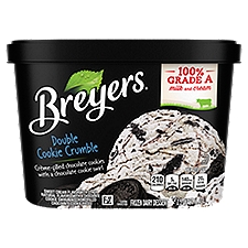 Breyers Double Cookie Crumble, Frozen Dairy Dessert, 1.5 Each