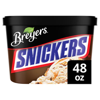 Breyers Snickers Vanilla Light Ice Cream, 1.5 quart