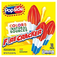 Popsicle Ice Pops Firecracker Ice Pop 18 ct, 18 Each