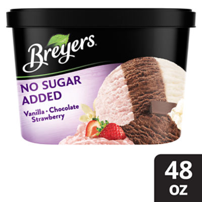 Breyers Vanilla, Chocolate and Strawberry Flavor Frozen Dairy Dessert, 1.5 quart