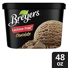 Breyers Light Ice Cream Lactose Free Chocolate 48 oz, 48 Ounce