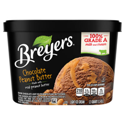 Breyers Ice Cream Chocolate Peanut Butter 48 oz