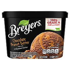Breyers Ice Cream Chocolate Peanut Butter 48 oz, 48 Ounce