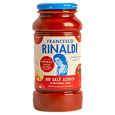 Francesco Rinaldi Original Recipe No Salt Added Pasta Sauce, 23.5 oz
