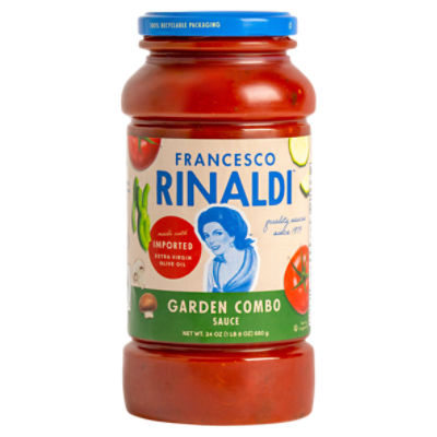 Francesco Rinaldi Garden Combo Sauce, 24 oz, 24 Ounce