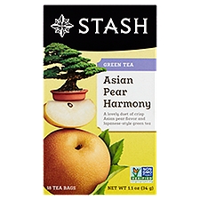 Stash Asian Pear Harmony Green, Tea Bags, 18 Each