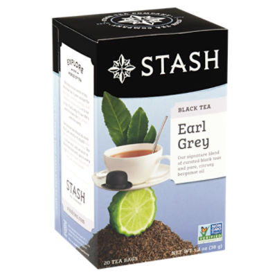 Stash Earl Grey Black Tea Bags, 20 count, 1.3 oz