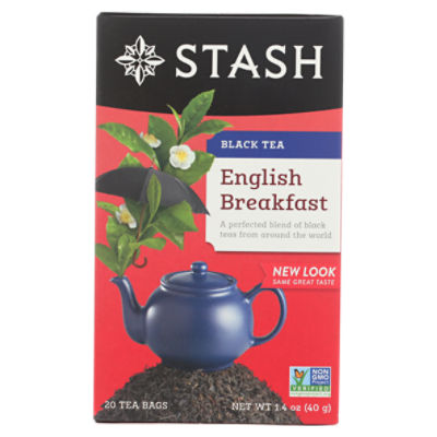 Stash Tea Peach Black Tea, 6 Boxes With 20 Tea Bags Each (120 Tea Bags  Total)