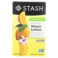 STASH Meyer Lemon Herbal, Tea Bags, 1.3 Ounce