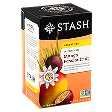 Stash Mango Passionfruit Herbal Tea Bags, 20 count, 1.3 oz