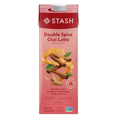 Stash Double Spice Chai Latte Black Tea Concentrate, 32 fl oz