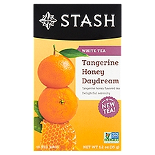Stash Tangerine Honey Daydream Flavored White Tea Bags, 18 count, 1.2 oz